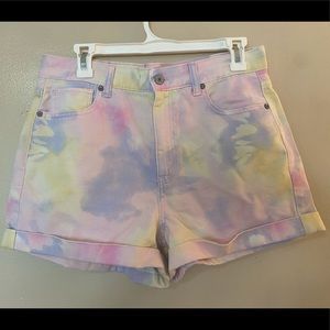 American Eagle Tie Dye Mom Shorts